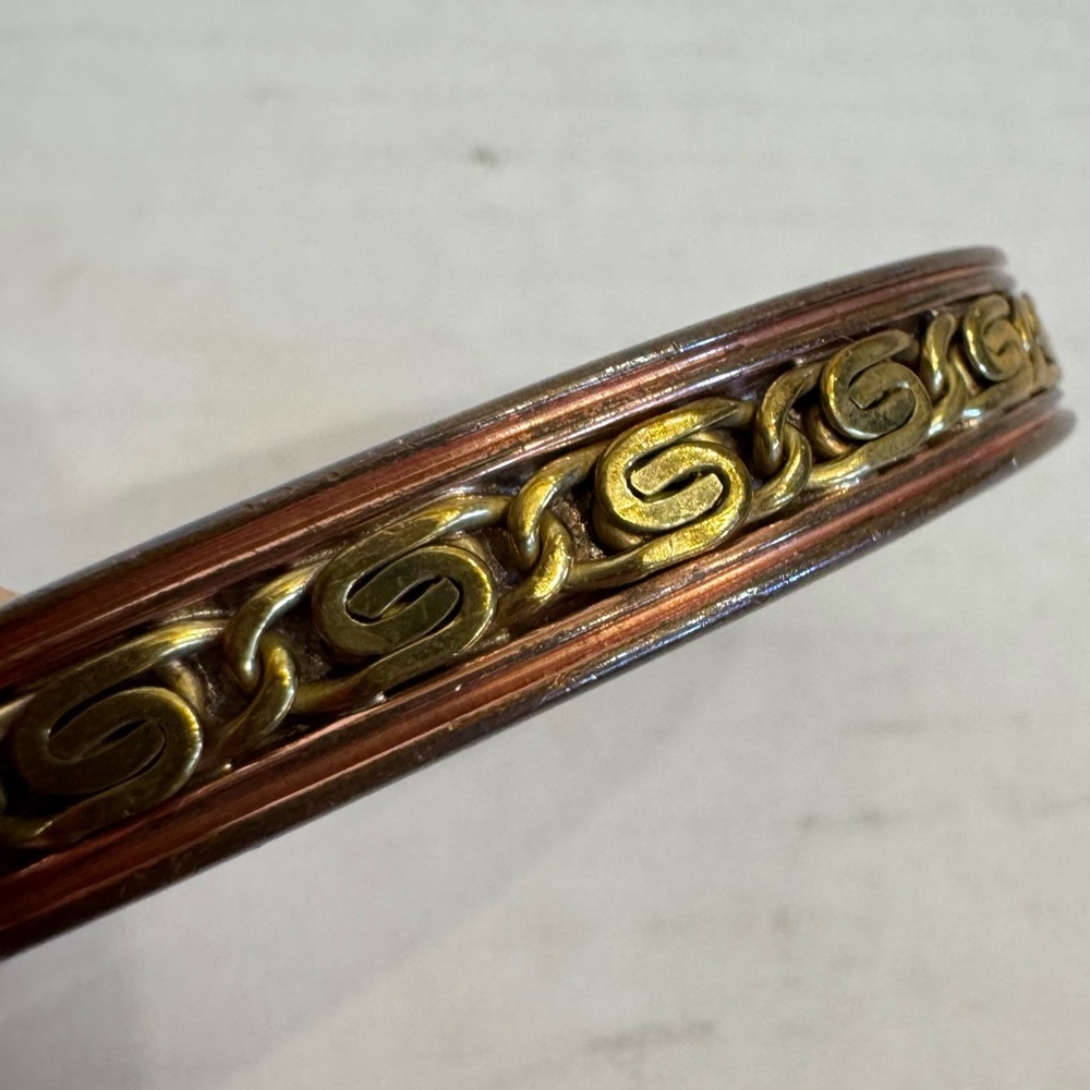 Copper Cuff Bracelet Magnetic Therapy Jewelry Arthritis Pain Relief Energy Peace - Picture 8 of 15